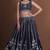 Designer Goergette Embroidered lehenga choli for wedding