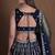 Designer Goergette Embroidered lehenga choli for wedding