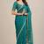 Party wear fandy satin premium embroidered saree with mirror lace