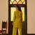 Green embroidered chanderi silk straight pant  kurta set