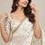 Elegant fandy satin designer saree with premium mirror lace border
