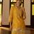Red embroidered chanderi silk straight pant  kurta set