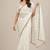 Elegant fandy satin designer saree with premium mirror lace border