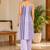 Lightpeach cotton sleeveless striped co-ord set for women