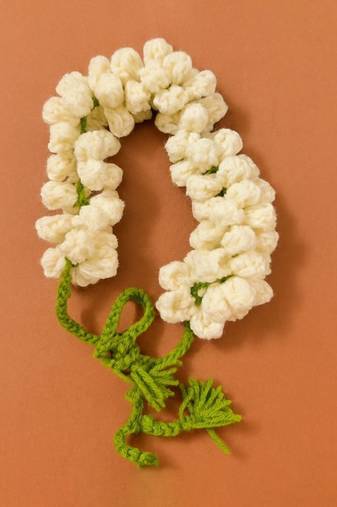 Handmade Crochet Mogra Style Gajra