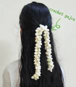 Handmade Crochet Mogra Style Gajra