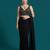 Black embroidered traditional saree blouse