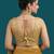 Gold embroidered traditional saree blouse