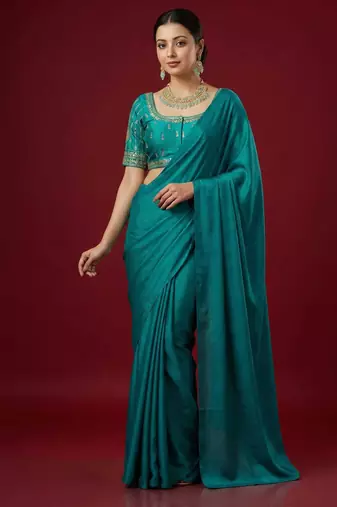 Rama embroidered traditional saree blouse