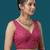 Pink embroidered traditional saree blouse