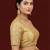 Gold embroidered traditional saree blouse