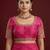 Pink embroidered traditional saree blouse