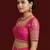 Pink embroidered traditional saree blouse