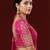 Pink embroidered traditional saree blouse