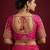 Pink embroidered traditional saree blouse