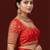 Red embroidered traditional saree blouse