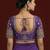 Wine embroidered traditional saree blouse