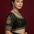 Black embroidered traditional saree blouse