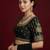 Black embroidered traditional saree blouse