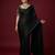 Black embroidered traditional saree blouse