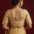 Gold embroidered traditional saree blouse
