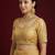 Gold embroidered traditional saree blouse