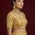 Gold embroidered traditional saree blouse