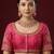 Pink embroidered traditional saree blouse