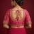 Pink embroidered traditional saree blouse