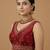 Maroon embroidered traditional saree blouse