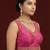 Light pink embroidered traditional saree blouse