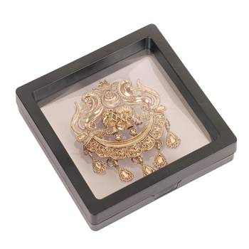 Antique gold plated brooch elephant motif for men 5