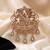 Men's antique gold plated brooch designer - elephant motif