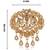 Camel motif brooch for men - gold plated