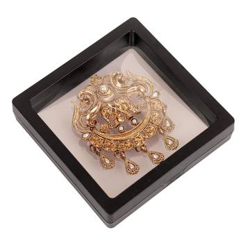 Men's antique gold plated brooch designer - elephant motif 5