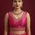 Dark pink embroidered traditional saree blouse