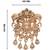 Gold finish gold stone detailing traditional brooch for men
