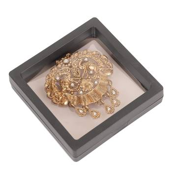Camel motif brooch for men - gold plated 5