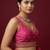 Dark pink embroidered traditional saree blouse