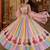 Baby Pink Multicolour Navratri Lehenga Choli With Dupatta