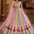 Baby Pink Multicolour Navratri Lehenga Choli With Dupatta