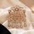 Gold plated twin elephant traditional brooch for men