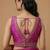 Magenta embroidered traditional saree blouse