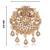 Gold plated elephant motif designer brooch for men – sherwani & kurta
