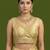 Gold embroidered traditional saree blouse