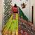Green Mirror Navratri Lehnega Choli With Dupatta