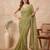 Embellished Sequinned Organza Saree with blouse