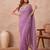 Embellished Sequinned Organza Heavy Work Saree with blouse 