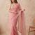 Embellished Sequinned Organza Heavy Work Saree with blouse
