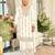 White chinon semi stitched suit with embroidery & sequence work